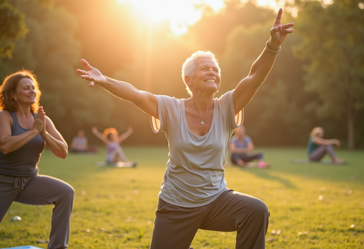 Сертифіковані інструктори йоги демонструють професійний підхід до занять з людьми старшого віку